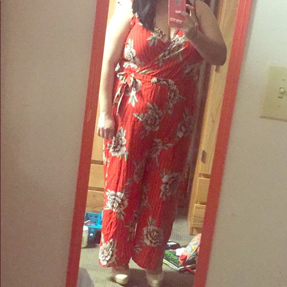 Floral Jumpsuit